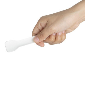 Paper Ice Cream Spoons 95 mm - Pack of 100 - Fiesta Green