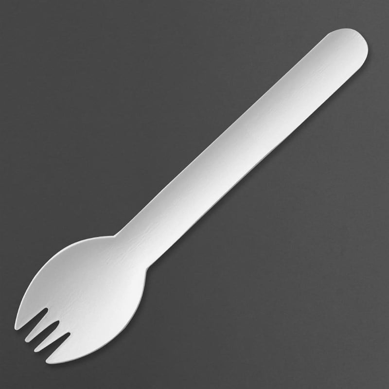 Paper Spoons 160 mm - Pack of 100 - Fiesta Green Paper Spoons 160 mm - Pack of 100 - Fiesta Green