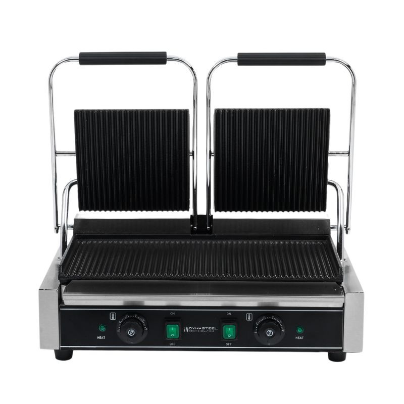 Grill Panini Double - Soonilised Plaadid - Dynasteel Grill Panini Double - Soonilised Plaadid - Dynasteel