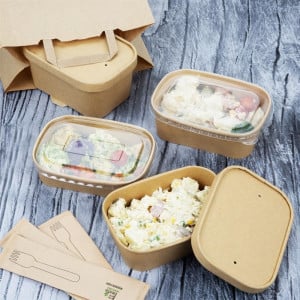 Rectangular Recyclable Food Trays 750 ml - Pack of 300 - Fiesta Green
