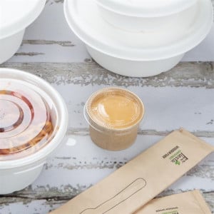 Fiesta Recyclable Sauce Pots 100 ml - Pack of 1000 - Fiesta Green