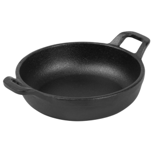 Ümmarguste Kõrvadega Malmpann - 120 mm
