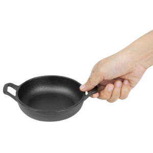 Ümmarguste Kõrvadega Malmpann - 120 mm