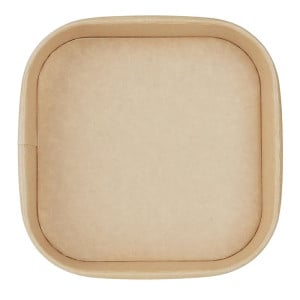 Recyclable Square Trays 1000 ml - Pack of 300 - Fiesta Green