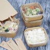 Recyclable Square Trays 1000 ml - Pack of 300 - Fiesta Green