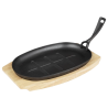 Valurauast ovaalse taldriku alus - 335x205 mm