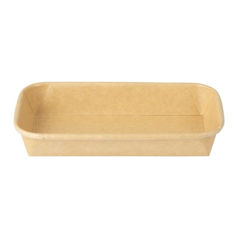 Recyclable Sushi Trays 220 x 90 mm - Pack of 300 - Fiesta Green Recyclable Sushi Trays 220 x 90 mm - Pack of 300 - Fiesta Green
