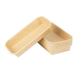 Barquettes à Sushi Recyclable 220 x 90 mm - Lot de 300 - Fiesta Green