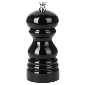 Mustast puidust soola- või pipraveski - 125 mm