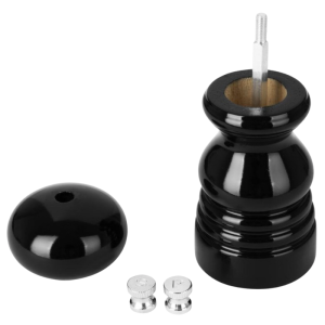 Black Wood Salt or Pepper Mill - 125 mm