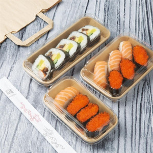 PET-kaaned Sushi karpidele GEHX288 - Komplekt 300 - Fiesta Green
