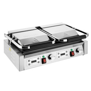 Grill Panini Double - Siledad ja soonilised plaadid - Buffalo