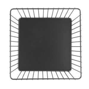 Metallist ruudukujuline korv 230 x 230 mm - Olympia
