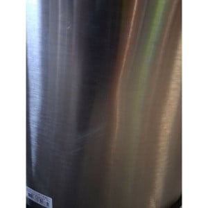 Roostevabast terasest prügikast pedaaliga - 100 L - Dynasteel