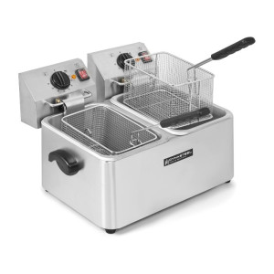 Professionaalne fritüür 2 x 4 L - Dynasteel