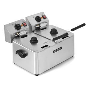 Professionaalne fritüür 2 x 4 L - Dynasteel