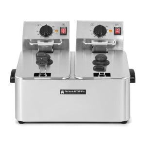 Professionaalne fritüür 2 x 4 L - Dynasteel