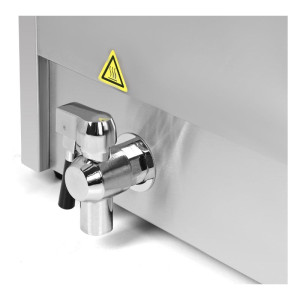 Professionaalne fritüür 2 x 8 L äravooluga - Dynasteel