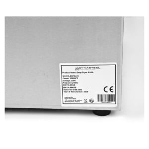 Professionaalne fritüür 2 x 8 L äravooluga - Dynasteel