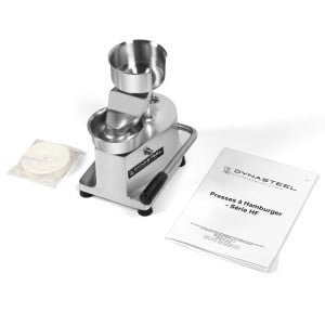 Hamburgeri press - Ø 130 mm - Dynasteel