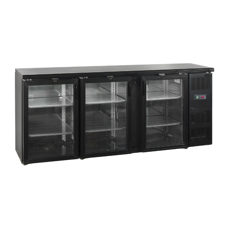 Tagumine Baar Jahutatud 3 Klaasiga Uksega - 442 L | TEFCOLD CBC310G Tagumine Baar Jahutatud 3 Klaasiga Uksega - 442 L | TEFCOLD CBC310G