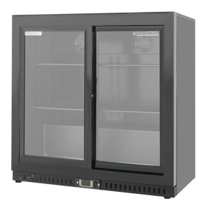 Tagumine baar Külmik 212 L 2 liugust Must