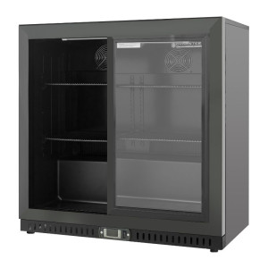 Tagumine baar Külmik 212 L 2 liugust Must