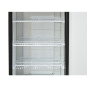 Positiivne külmkapp 376 L must 0/+8 °C