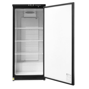 Positiivne külmkapp 376 L must 0/+8 °C