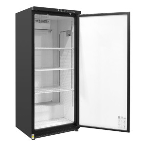 Positiivne külmkapp 376 L must 0/+8 °C