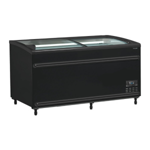 Külmik Sügavkülmik Kumer Klaaskaan - Must - 422 L - TEFCOLD