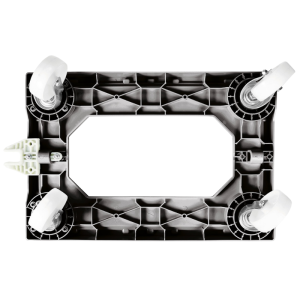 Socle Rouleur 4 Rattad Pöörlevad - Terasraam - Must