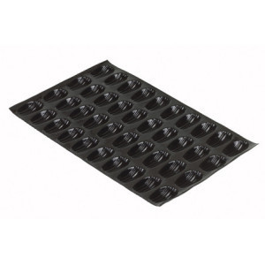 Madeleine vorm - 40 jälge - 78 x 47 mm - Matfer