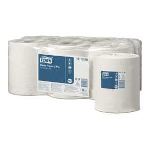 Basic 2-kihiline pühkimispaber - 6-pakk professionaalsele köögile