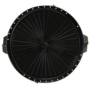 Boîte Ronde Réutilisable - Ø 330 mm - Noir - Lot de 10 - Gilac