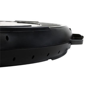 Ümmargune korduvkasutatav karp - Ø 330 mm - Must - Komplekt 10 - Gilac