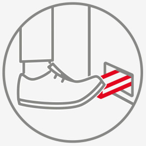 Prügikotihoidja valge kaanega - 120 L - Gilac