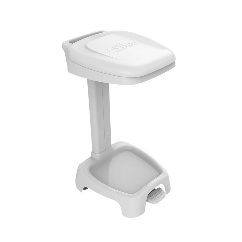 Prügikotihoidja valge kaanega - 120 L - Gilac