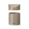 Table Trash Can with Swing Lid - Beige - HENDI