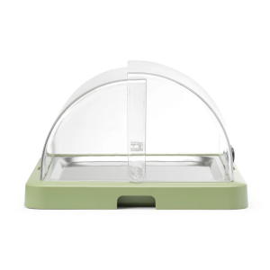 UNIQ Sliding Lid Buffet Display Case - Green - HENDI