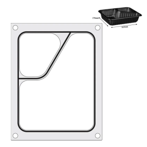 Colt-tihendimismatriits käsitsi tihendajale - 2 sektsiooni - HENDI