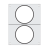 Matrice de Scellage pour Scelleuse Manuelle - 2 Compartiments - HENDI
