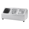 Display for 3 GN 1/6 Containers - P 150 mm - Stalgast