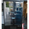 Positive Refrigerated Display Case 2 Doors Black - 1000L | CombiSteel