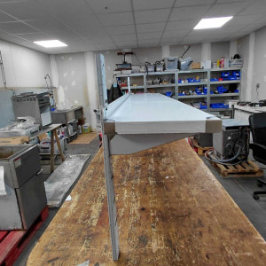 Roostevabast terasest seinariiul - L 1500 x S 300 mm - Dynasteel