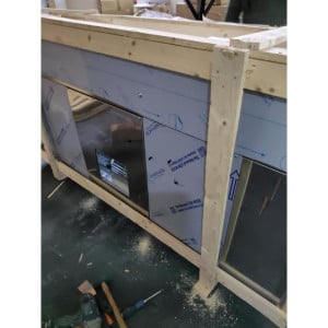 Hotte Snack Complète 900 - Longueur 1600 - Moteur, Led et Variateur - Dynasteel