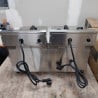 Professional Deep Fryer 2 x 13 L with Drain - Dynasteel: Performance and durability for your kitchen