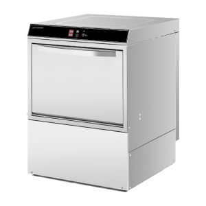 Professionaalne Nõudepesumasin Loputusvedeliku ja Pesuaine Doseerija ning Tühjenduspumbaga - 50 x 50 cm - Dynasteel