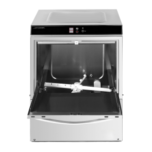 Professionaalne Nõudepesumasin Loputusvedeliku ja Pesuaine Doseerija ning Tühjenduspumbaga - 50 x 50 cm - Dynasteel