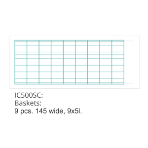 Vitrine jäätise jaoks - 9 x 5 L